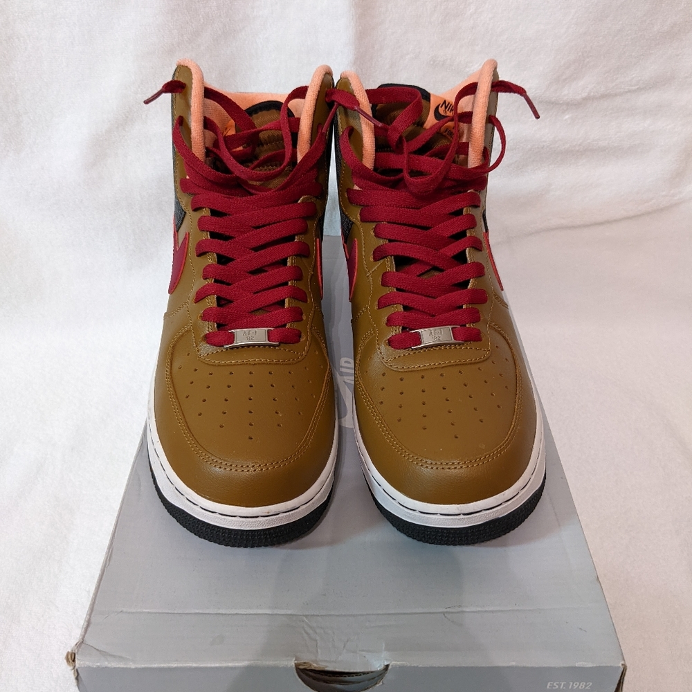 Nike Air Force 1 High '07 "Ale Brown / Noble Red - Black"